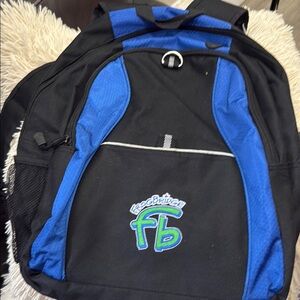 Black and Blue Backpack